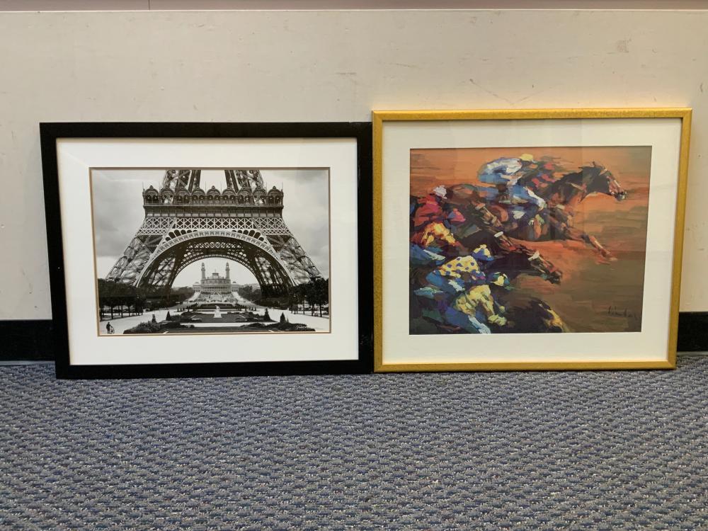 HORSE RACING, COLOR PRINT AND THE