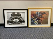 HORSE RACING, COLOR PRINT AND