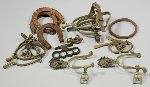 HORSE SPURS & SHOES, INCL
