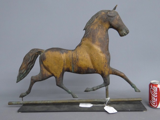 Horse weathervane. 26'' Length 18