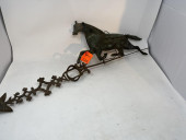 HORSE WEATHERVANE COPPER GALLO