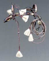 Horsehair bridle and reins: si