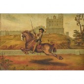 Horsemanship. A reproduction c