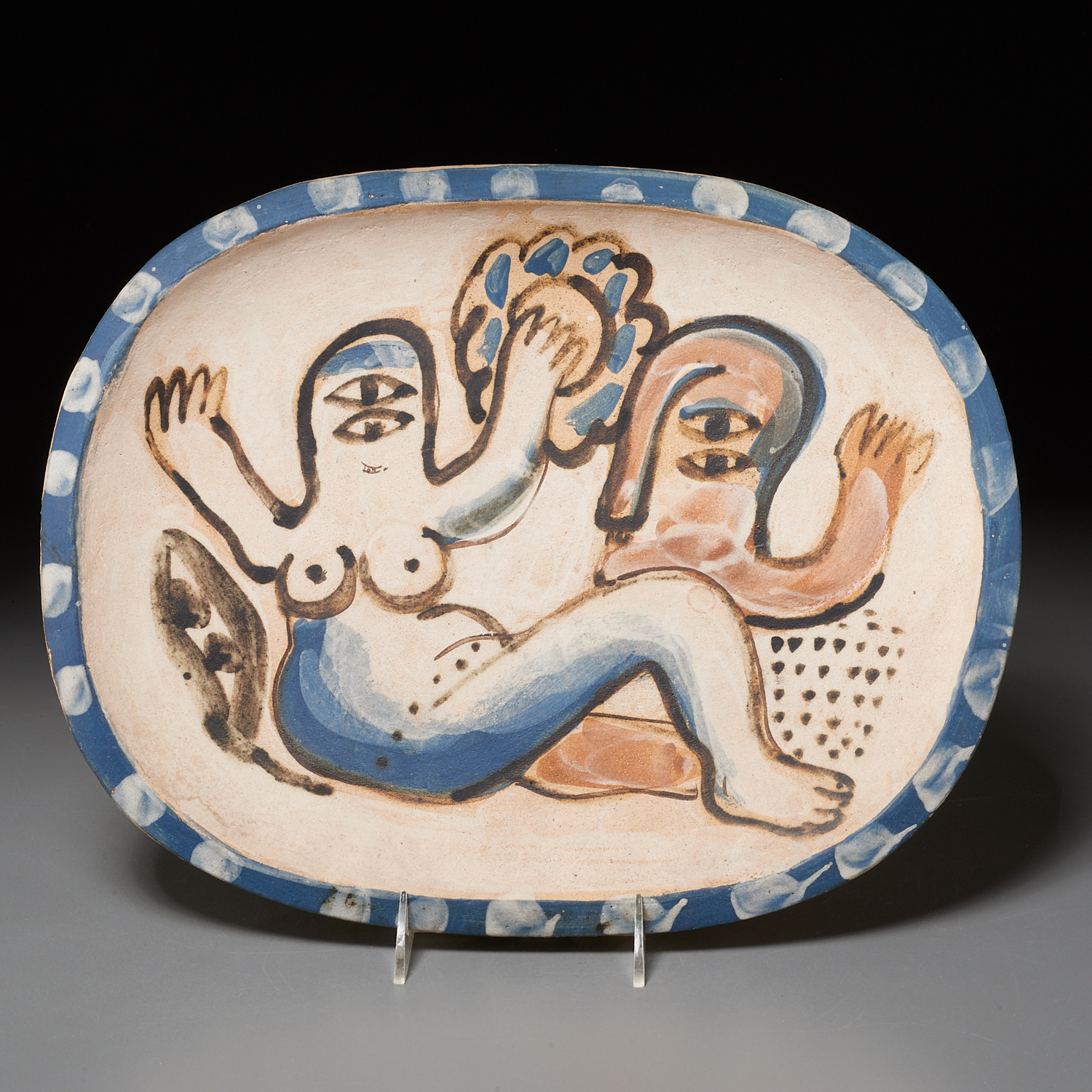 HORST ANTES, CERAMIC CHARGER,