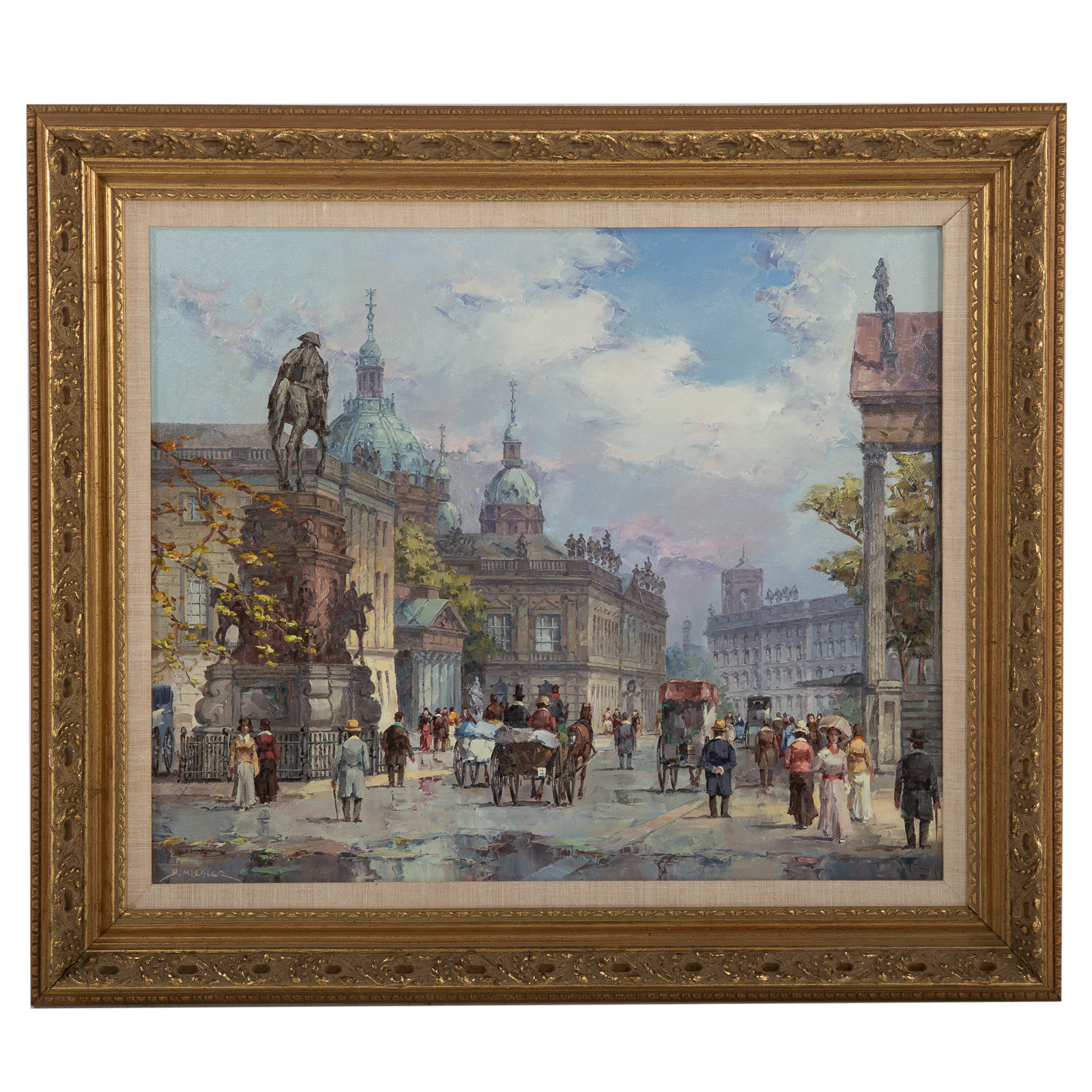 HORST MIESLER. "BERLIN," OIL