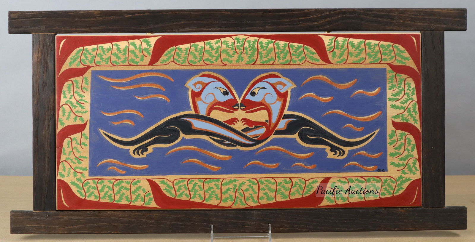 HOT OTTER LOVE  ACRYLICS ON