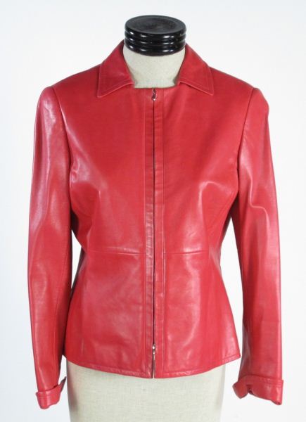 Hot Pink Leather Jacket