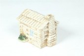 HOUGHTON POTTERY LOG CABIN.  D