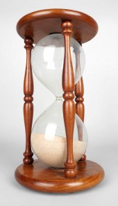 HOURGLASS PRESENTED TO GENERAL