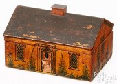 HOUSE FORM PAINTED PINE TRINKE