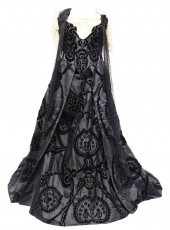 HOUSE OF WORTH BLACK VELVET BR