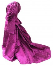 HOUSE OF WORTH FUCHSIA BROCADE