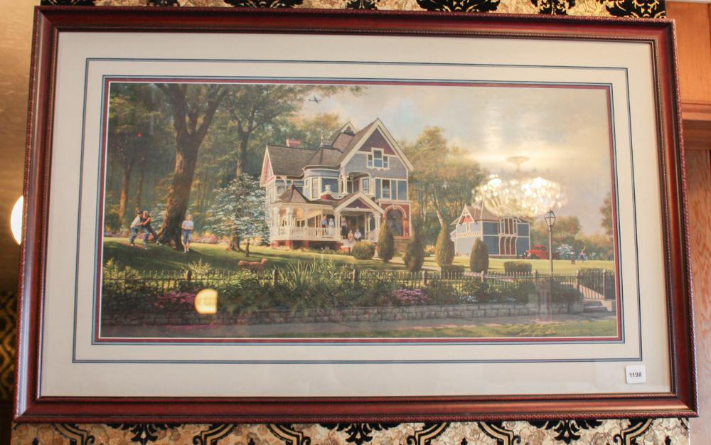 HOUSE PRINTHOUSE PRINT, 17" X 33"
