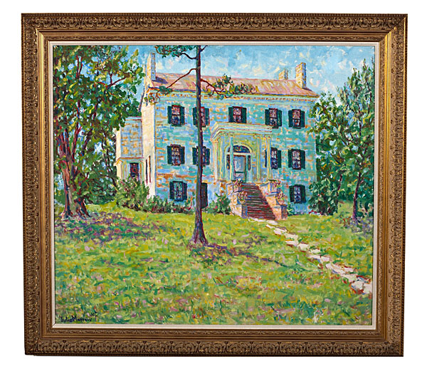 House with Foliage by Julie