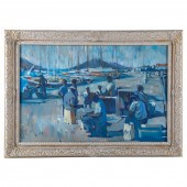 HOWARD BEHRENS. "AT THE DOCK B