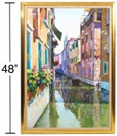 HOWARD BEHRENS 'VENICE' OIL ON