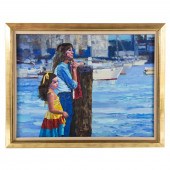HOWARD BEHRENS. "WAITING," OIL