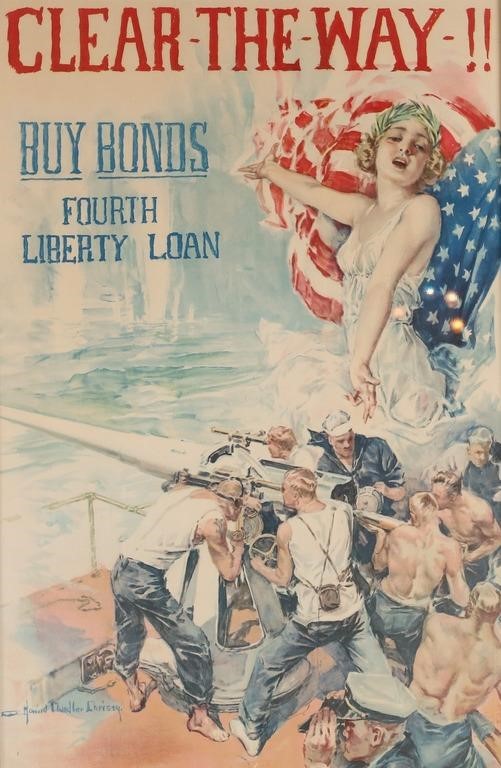 HOWARD CHRISTY CLEAR THE WAY WWI
