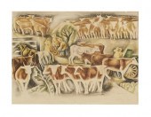 HOWARD COOK (1901-1980) PRINT,