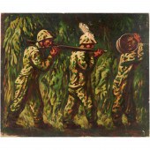 HOWARD COOK, PAINTING Howard N