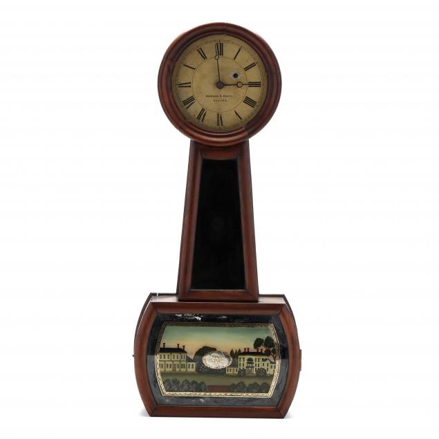HOWARD & DAVIS BANJO CLOCK Mid-19th