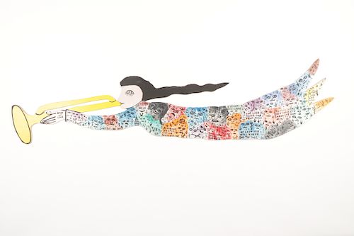 HOWARD FINSTER (1916-2001) ANGEL