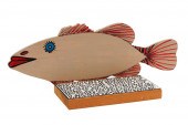 HOWARD FINSTER, FOLK ART WOOD