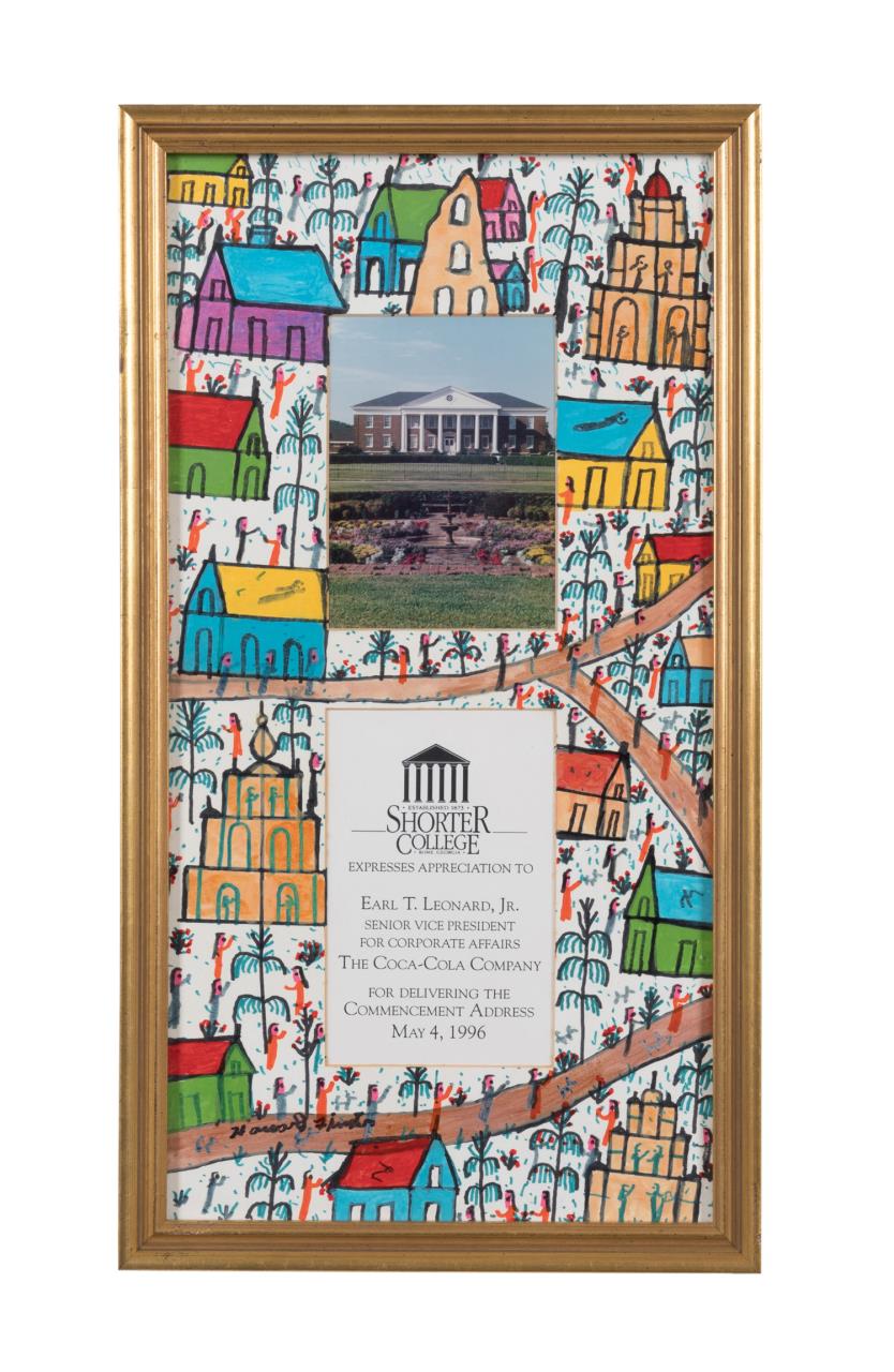 HOWARD FINSTER FRAMED PRESENTATION,