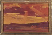 HOWARD GILES OIL ON CANVAS, FL