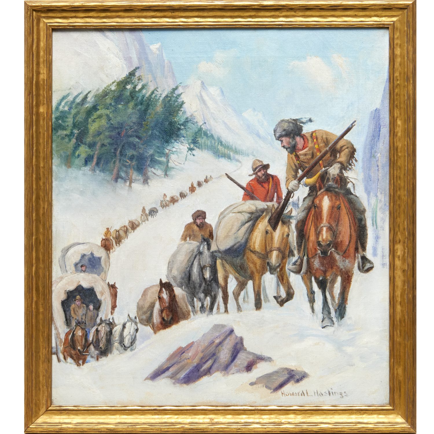 HOWARD L. HASTINGS, OIL ON