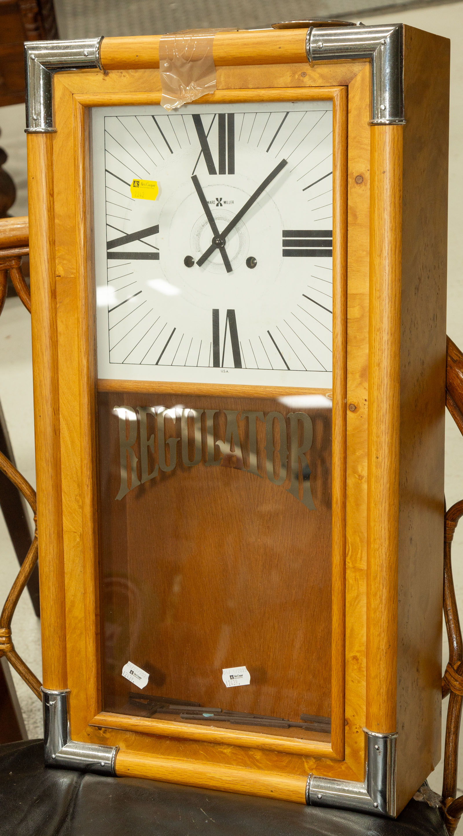 HOWARD MILLER BURL WOOD CASED