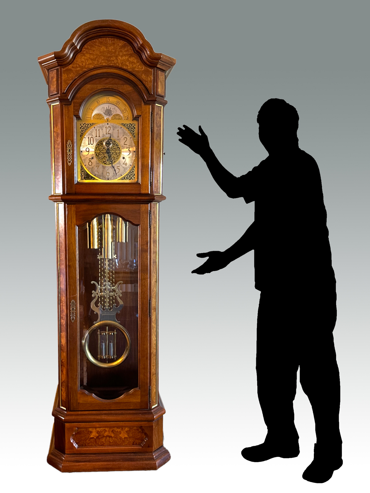 HOWARD MILLER GRANDFATHER CLOCK: