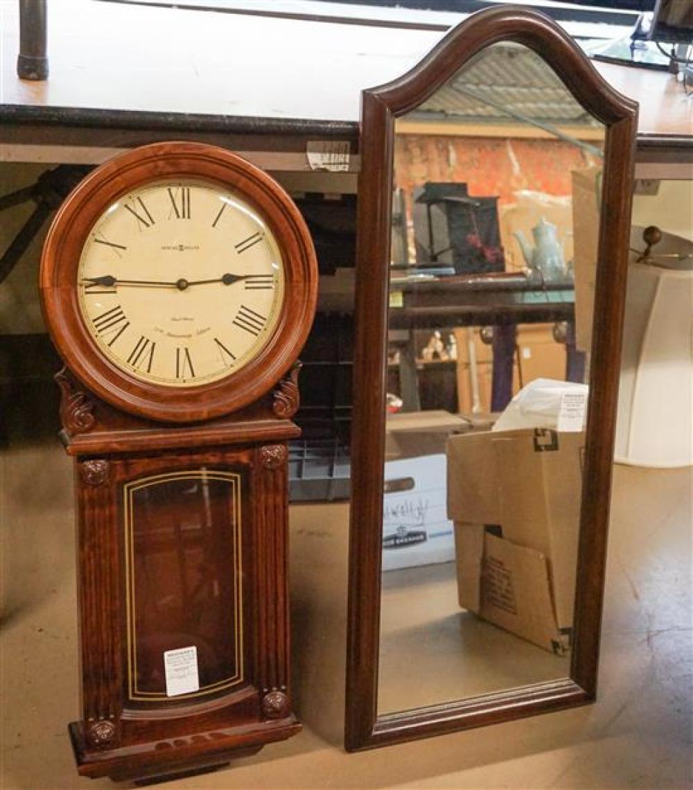 HOWARD MILLER WALL CLOCK AND A
