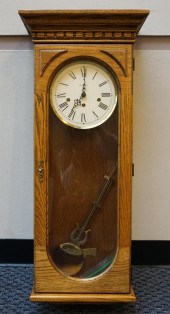 HOWARD MILLER WALNUT REGULATOR