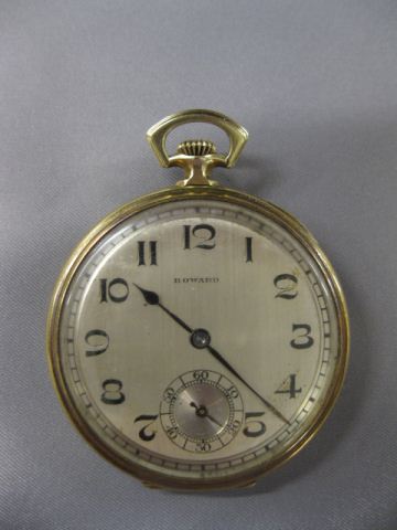 Howard Pocketwatch 14k gold open