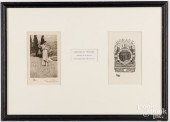 HOWARD PYLE SIGNED ENGRAVING<b