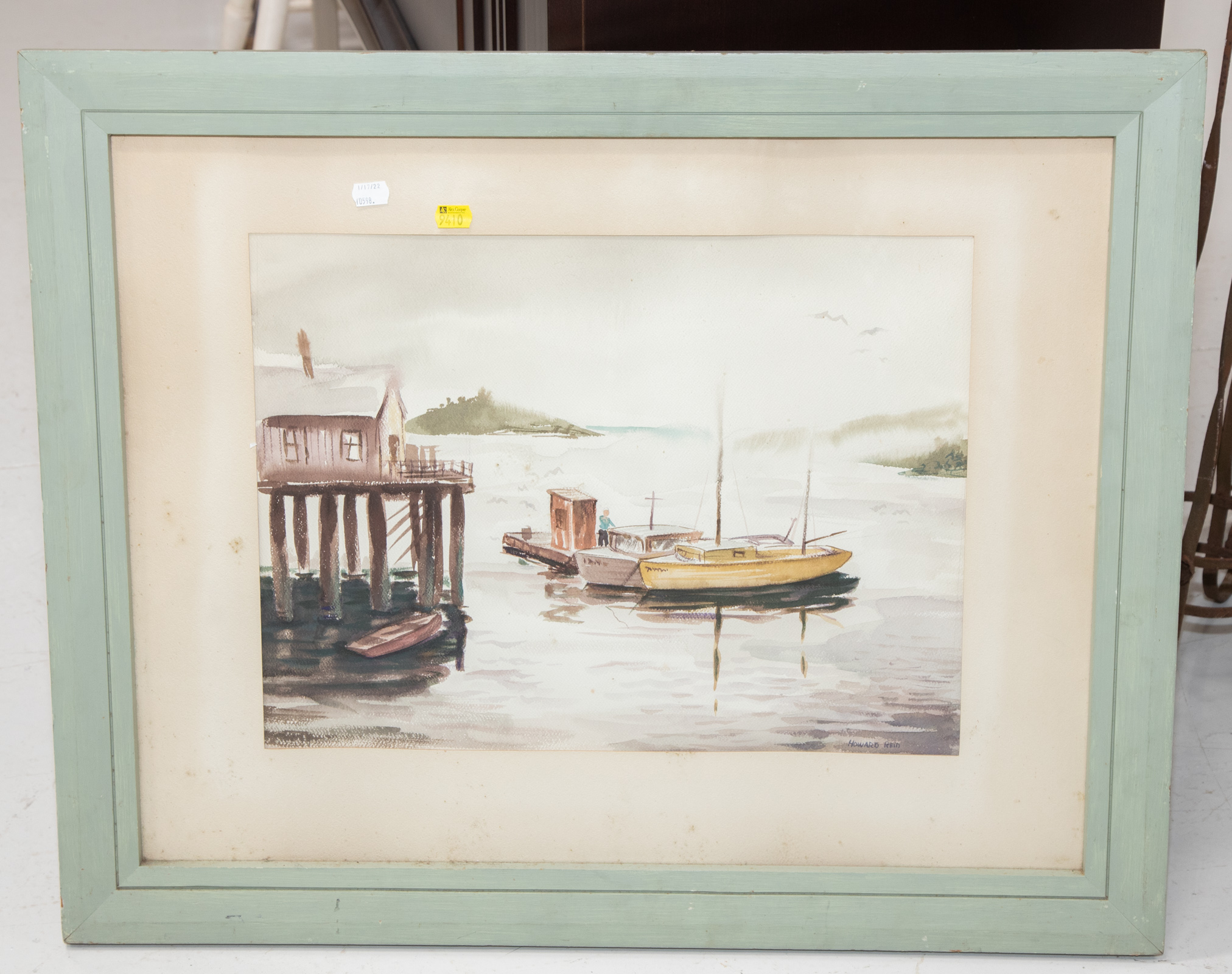 HOWARD REID. A BOAT SCENE,