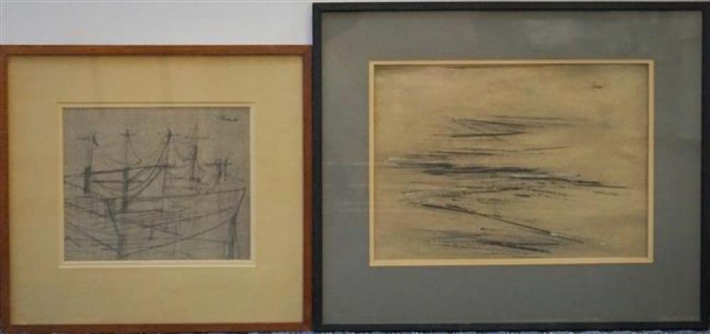 HOWARD THOMAS, BOAT SKETCH AND