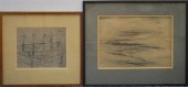 HOWARD THOMAS, BOAT SKETCH AND