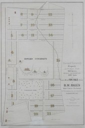 HOWARD UNIVERSITY. Lithograph
