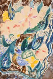 HOWARD W. ARNOLD GOUACHE BIRD