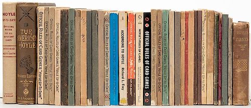 HOYLE, EDMOND. LOT OF 36 EDITIONS
