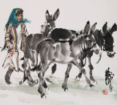 HUANG ZHOU ATTRIBUTED TO,FIGUR