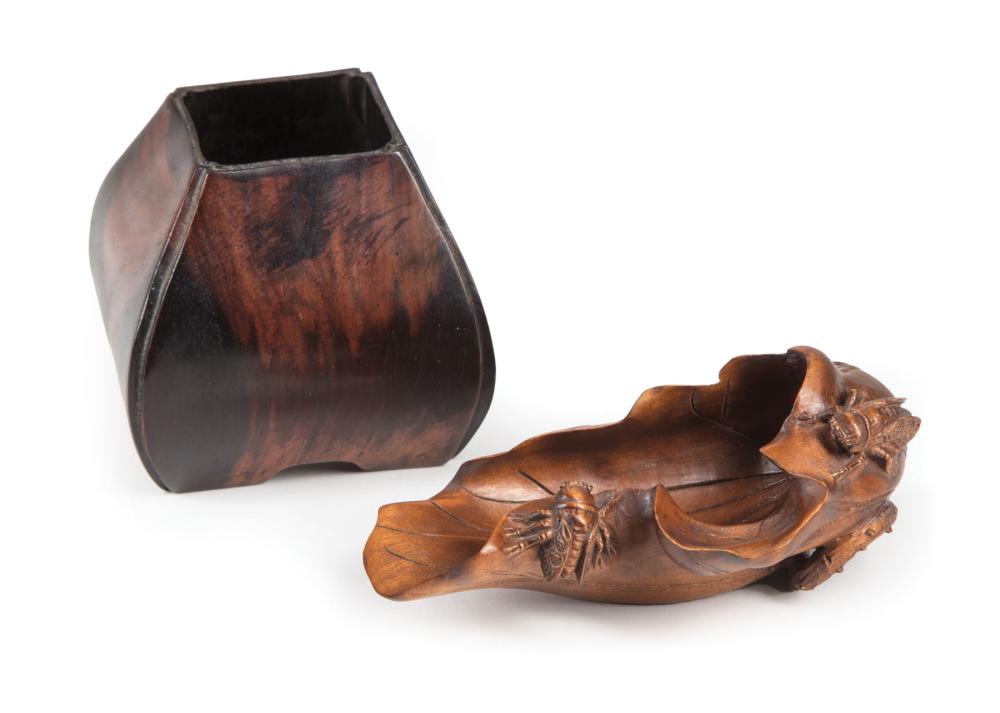 HUANGHUALI BRUSH WASHER & BOXWOOD