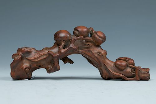 HUANGYANG WOOD BRUSH REST, QINGOf