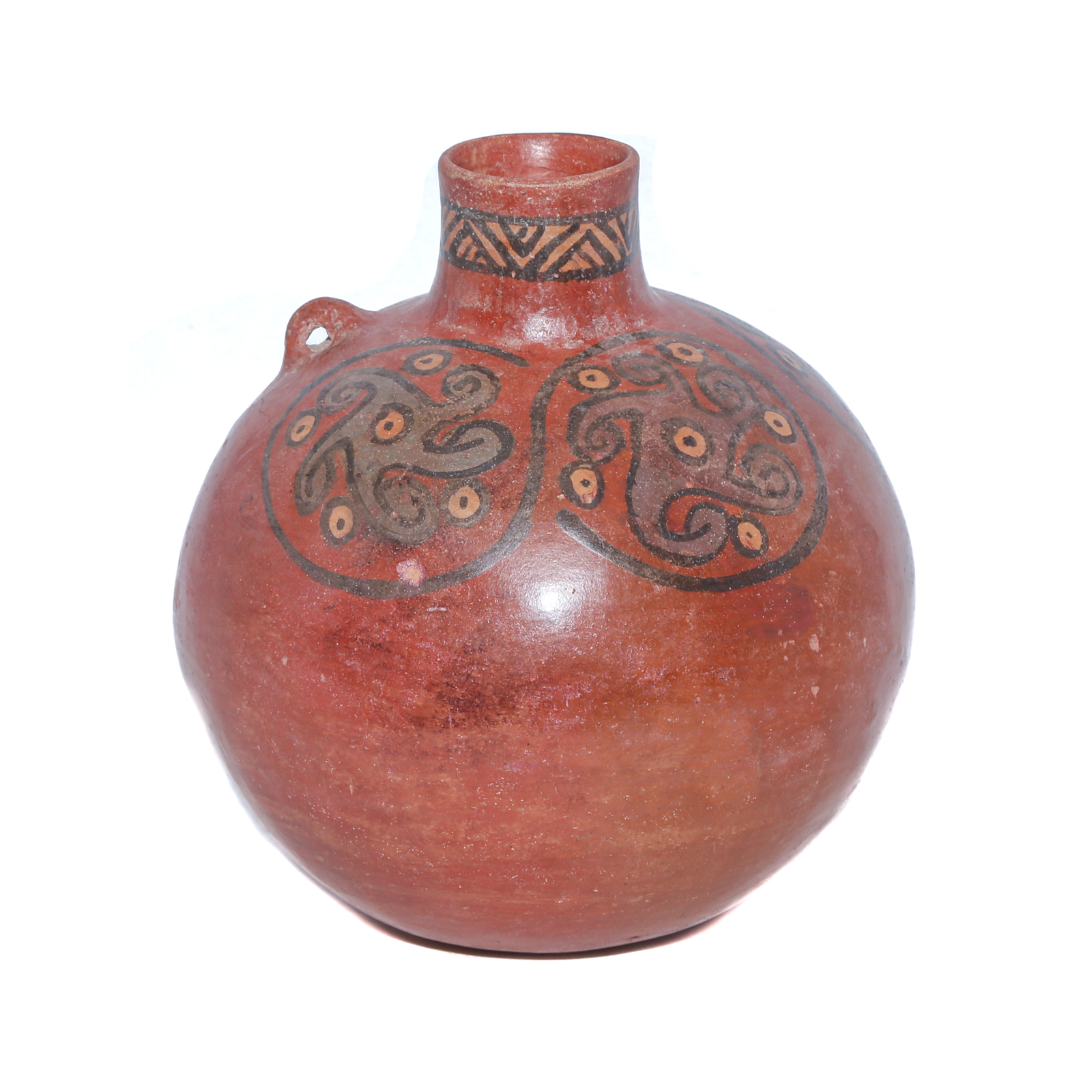 HUARI POLYCHROME BOTTLE, MARINE