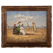 HUBER. "TROUVILLE BEACH I," OI