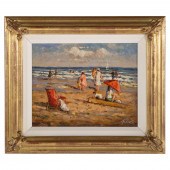 HUBER. "TROUVILLE BEACH III,"