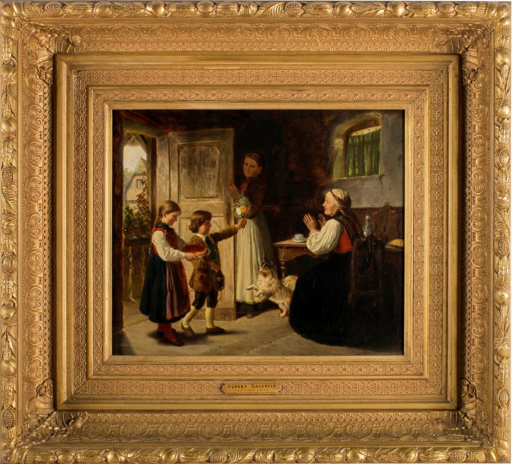 HUBERT SALENTIN (1822 - 1910):