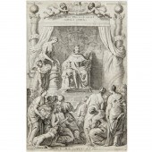 HUBERTUS QUELLINUS, ENGRAVING,